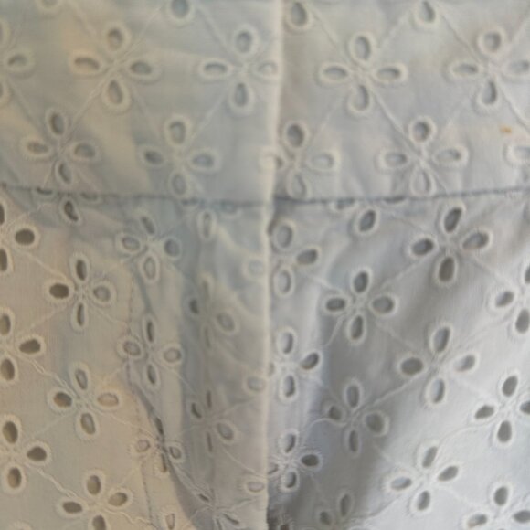 Vineyard Vines Women's White Eyelet Shorts Size 16 Fully Lined 100% Cotton - Picture 5 of 8